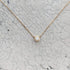 K18YG mini teacup diamond † necklace